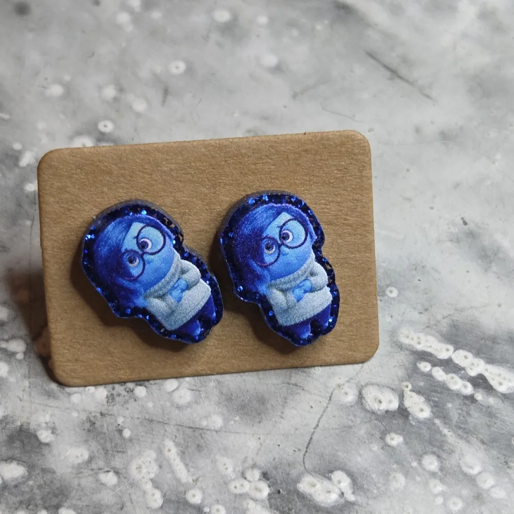 Inside OUT Character STUD Earrings Set